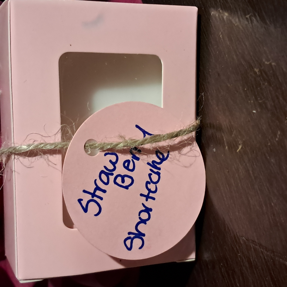 ORGANIC STRAWBERRY SHORTCAKE BAR SOAP